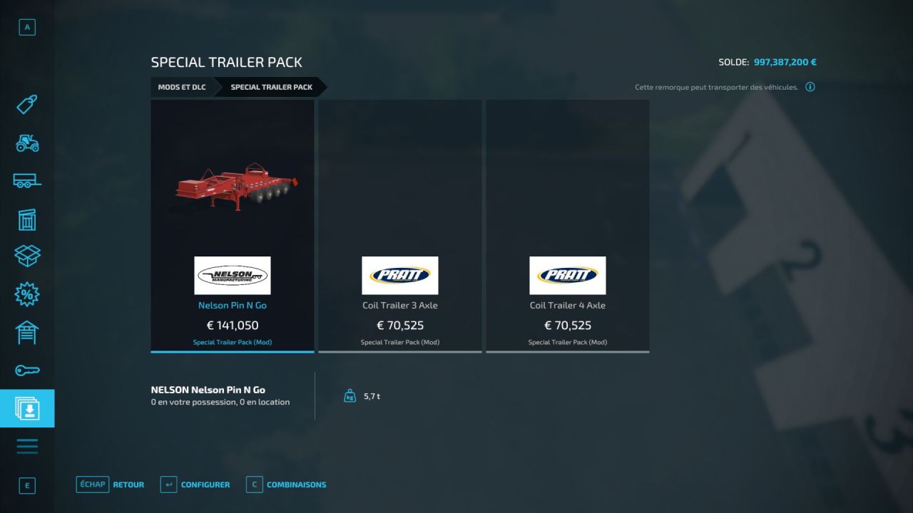 Zestaw specjalistycznych przyczep do Farming Simulator 22
