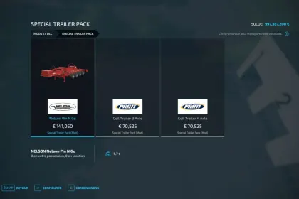 Zestaw specjalistycznych przyczep do Farming Simulator 22 — 4