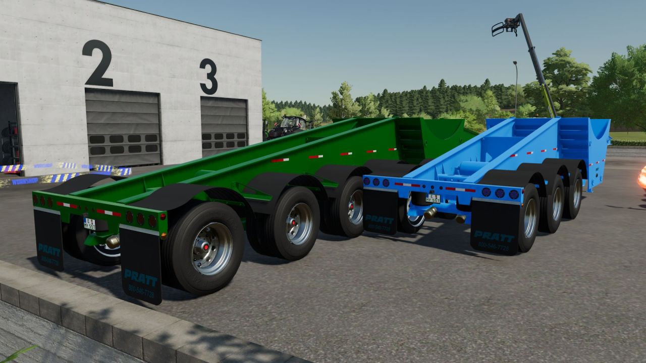 Zestaw specjalistycznych przyczep do Farming Simulator 22