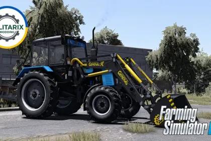Фронтальний навантажувач GENERAL-X з ковшем для Farming Simulator 22 — 3