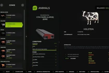 Neuer Realistischer Enhanced Livestock Mod für Farming Simulator 25 — Genetik, Krankheiten und Intelligente Zucht — 3
