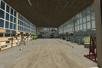 Гараж Long Garage для Farming Simulator 25 — 3