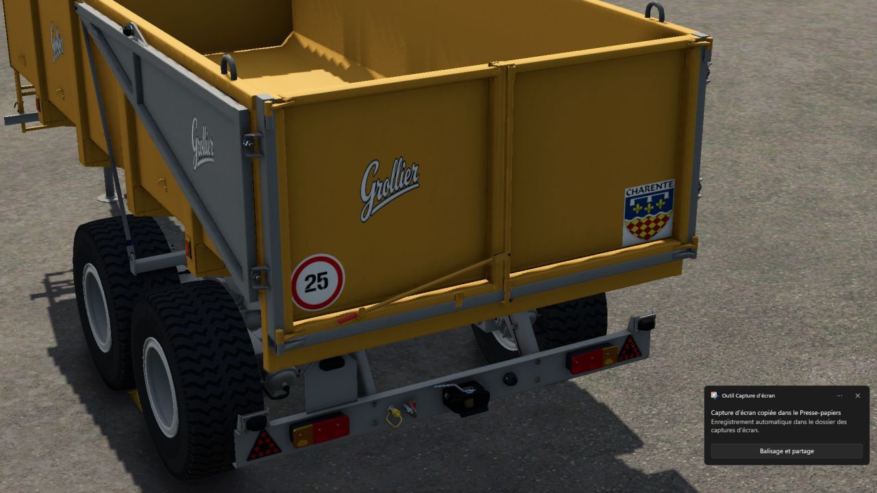 Самоскид-"цистерна" Grollier Charentaise 10 T  для Farming Simulator 25
