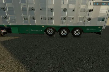 Naczepa do przewozu zwierząt Michieletto AM19 Edit do Farming Simulator 22 — 5