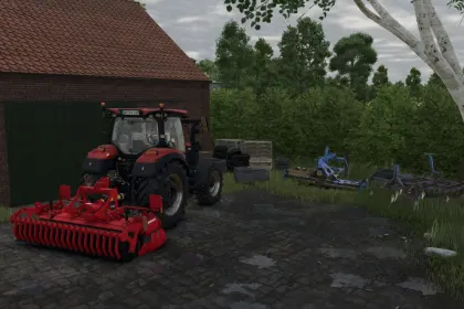 Атмосферний Placeable Weather Effects – Калюжі та Осіннє Листя для Farming Simulator 25 — 3