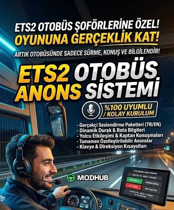 Voice Announcement v1.0 for ETS2 — Euro Truck Simulator 2