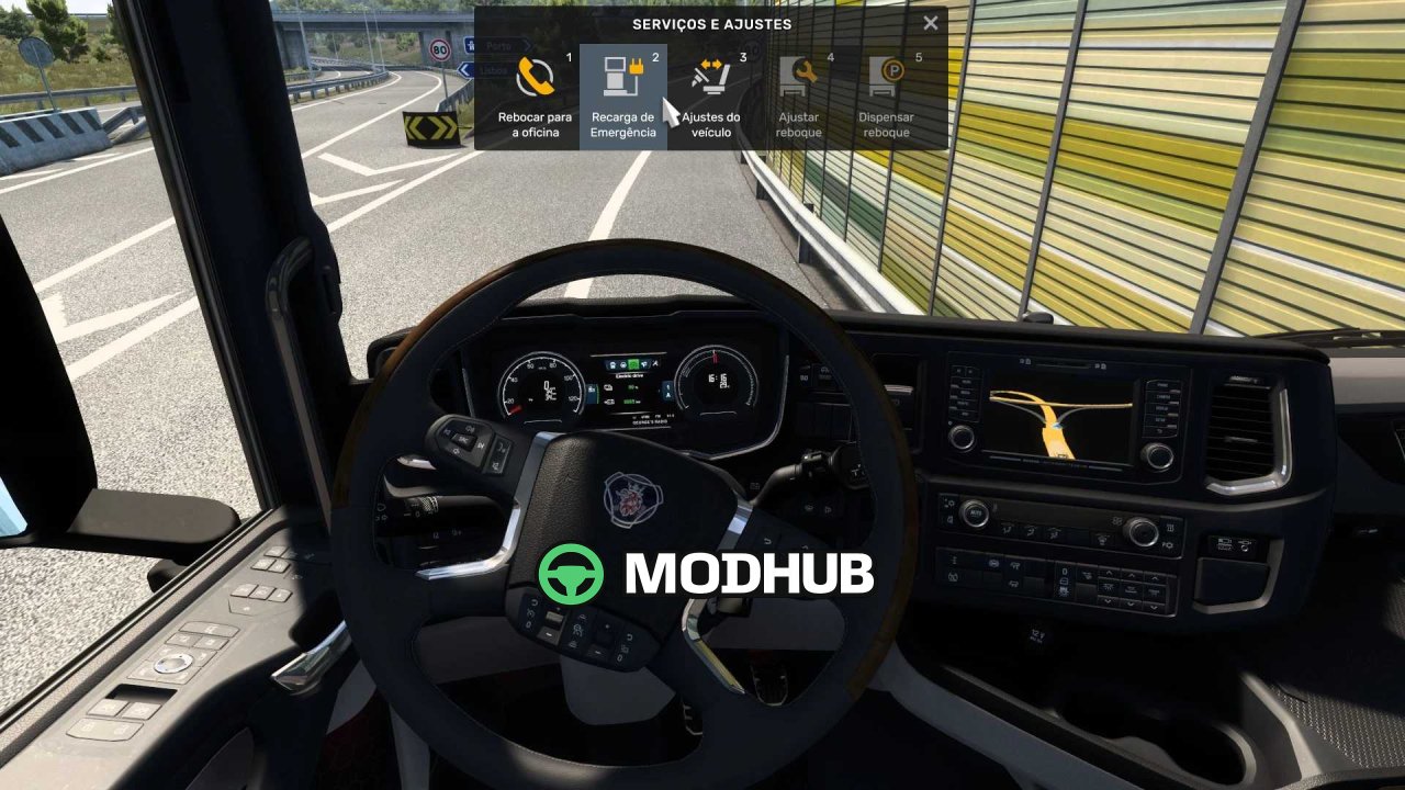 Аварійна зарядка EMERGENCY RECHARGE 5000 KWH для ETS2