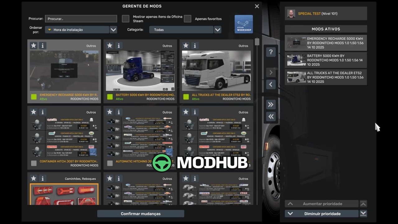 Аварійна зарядка EMERGENCY RECHARGE 5000 KWH для ETS2