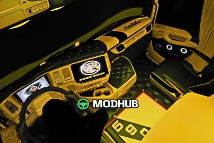 Інтер’єр Scania v1.0 для ETS2 — 3