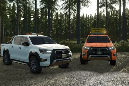 Effizienter Pickup Toyota Hilux 2021 Edit für Farming Simulator 25 — Schnell und Vielseitig