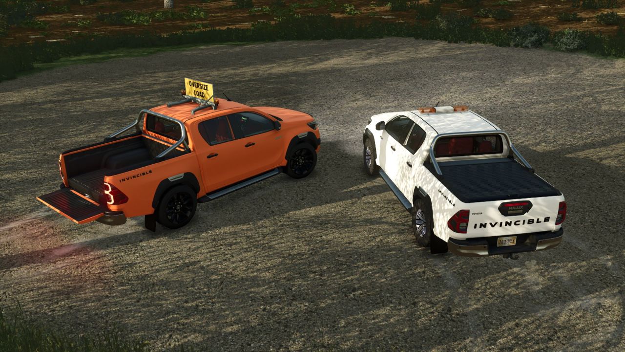 Effizienter Pickup Toyota Hilux 2021 Edit für Farming Simulator 25 — Schnell und Vielseitig