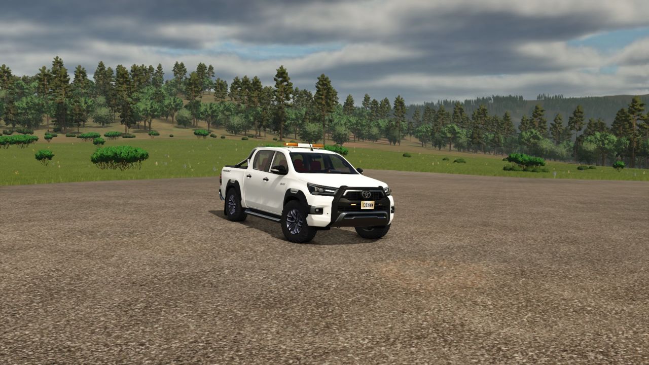 Effizienter Pickup Toyota Hilux 2021 Edit für Farming Simulator 25 — Schnell und Vielseitig