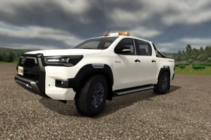 Effizienter Pickup Toyota Hilux 2021 Edit für Farming Simulator 25 — Schnell und Vielseitig — 5