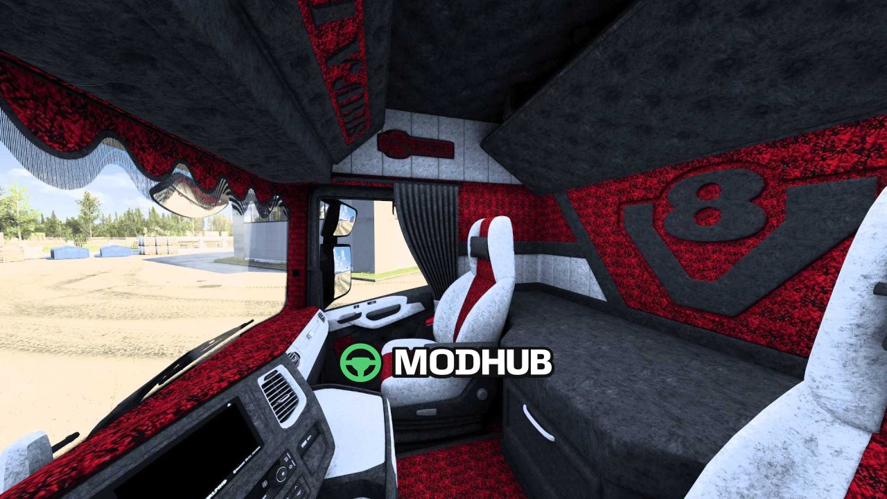 Інтер’єр Scania S/R Next Gen v1.1 для ETS2