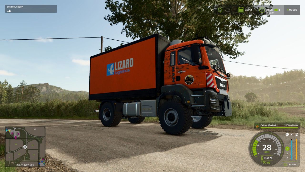 Leistungsstarker Lkw MAN TGS 18*** 4x4 mit Kran – Universelles Multitool für FS25