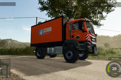 Leistungsstarker Lkw MAN TGS 18*** 4x4 mit Kran – Universelles Multitool für FS25 — 2