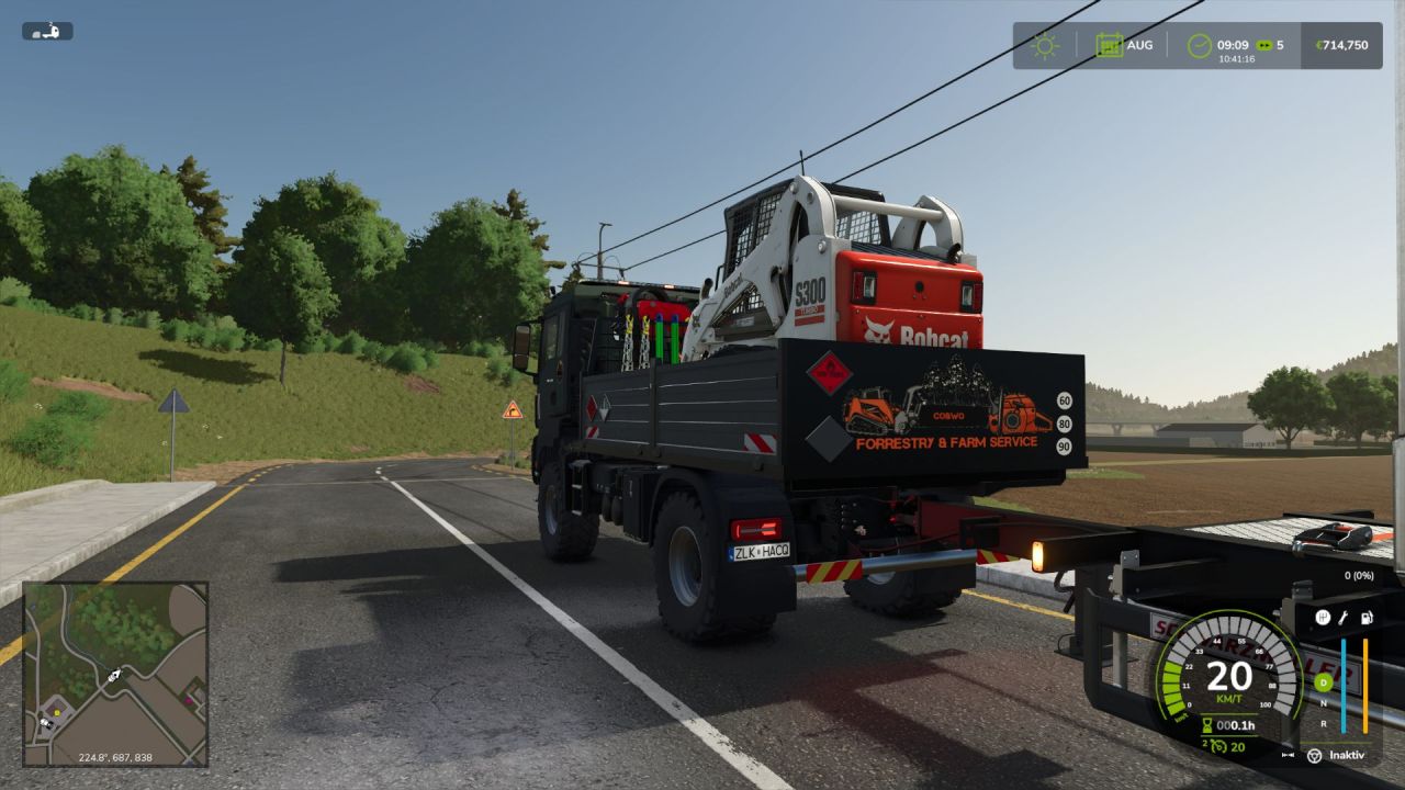 Leistungsstarker Lkw MAN TGS 18*** 4x4 mit Kran – Universelles Multitool für FS25