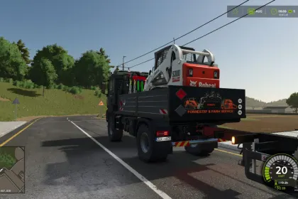 Leistungsstarker Lkw MAN TGS 18*** 4x4 mit Kran – Universelles Multitool für FS25 — 4