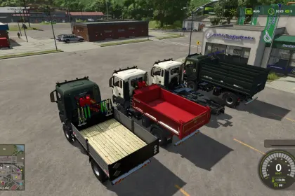 Leistungsstarker Lkw MAN TGS 18*** 4x4 mit Kran – Universelles Multitool für FS25 — 6