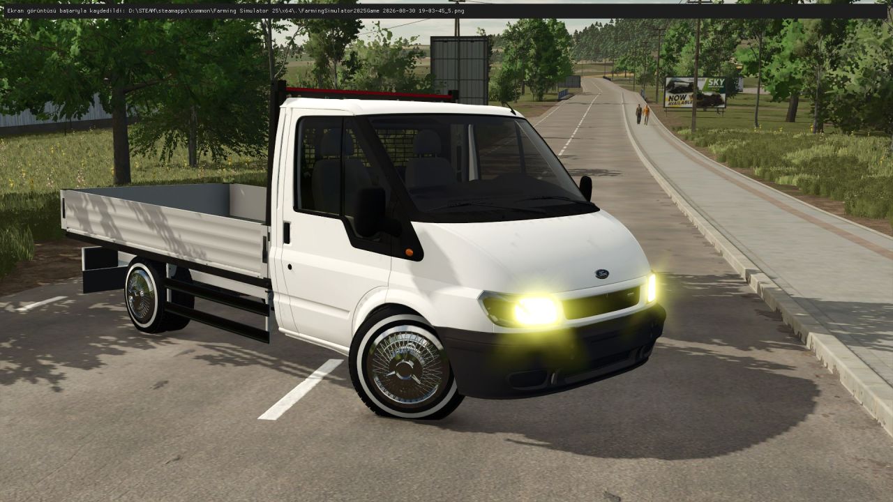 Автомобіль Ford Transit Mk6 для Farming Simulator 25