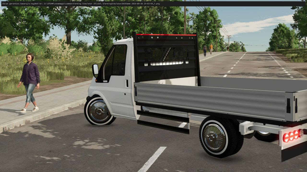 Автомобіль Ford Transit Mk6 для Farming Simulator 25