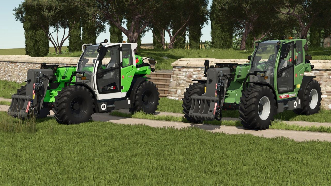 Efektywny Ładowacz Teleskopowy Fendt Cargo T740 / Sennebogen 340G do FS25
