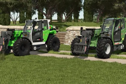 Ефективний Телескопічний Навантажувач Fendt Cargo T740 / Sennebogen 340G для FS25 — 1