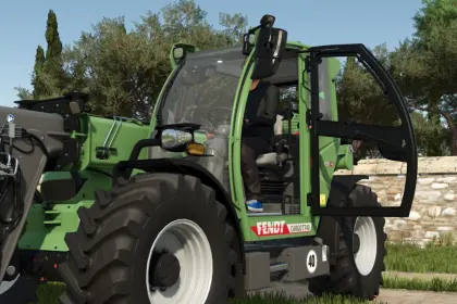 Ефективний Телескопічний Навантажувач Fendt Cargo T740 / Sennebogen 340G для FS25 — 5