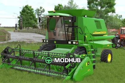 Комбайн John Deere 1550 EU V1.0 для FS25