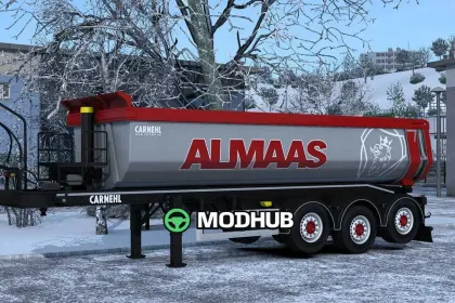 Carnehl Halfpipe Trailer v2.5 1.60 for ETS2 — 3