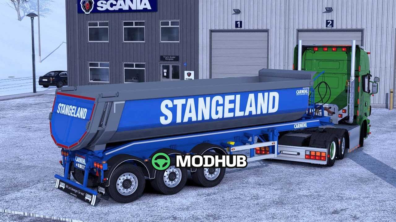 Carnehl Halfpipe Trailer v2.5 1.60 for ETS2