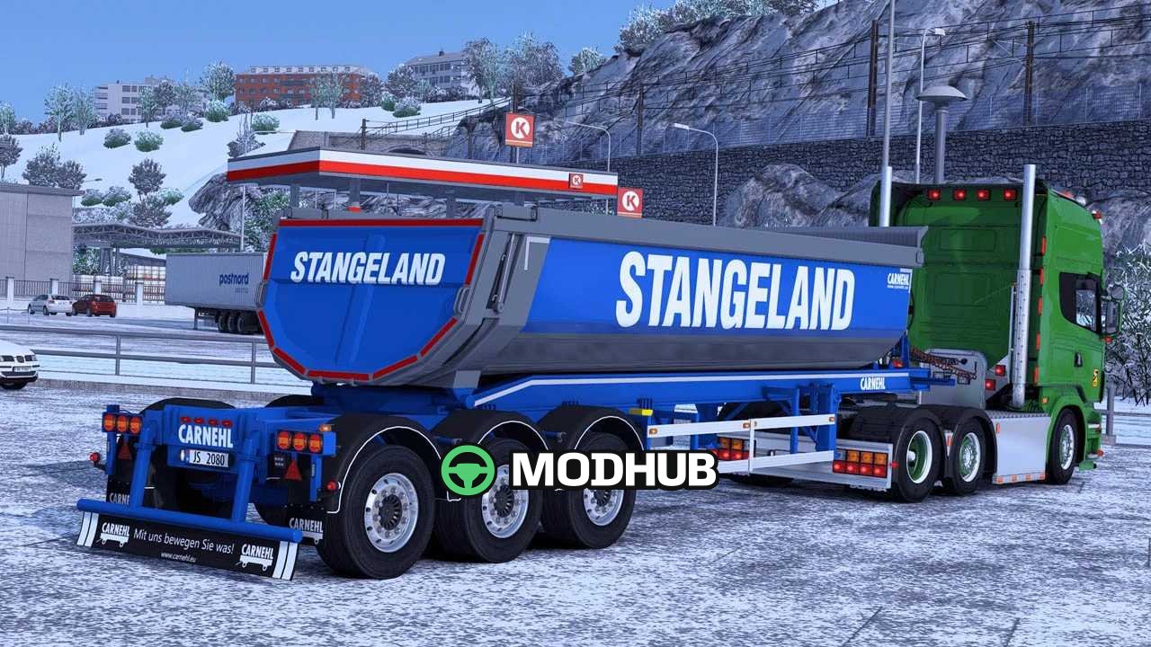 Carnehl Halfpipe Trailer v2.5 1.60 for ETS2
