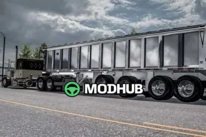 Причіп 39FT TrailStar End Dump v1.0 1.60 для ATS — 2