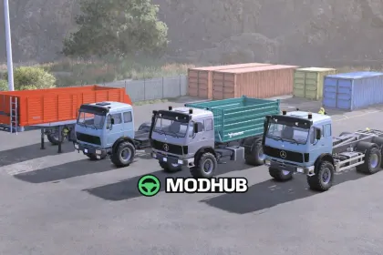 Пак вантажівок Mercedes Benz NG V1.0 для FS25