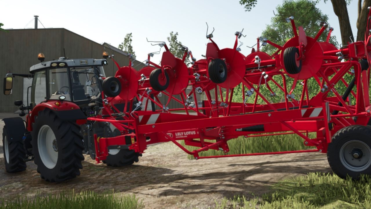 Граблі-ворошилка Lely Lotus 1250 Profi для Farming Simulator 25