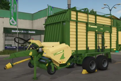 Причіп Krone AX250L для Farming Simulator 25