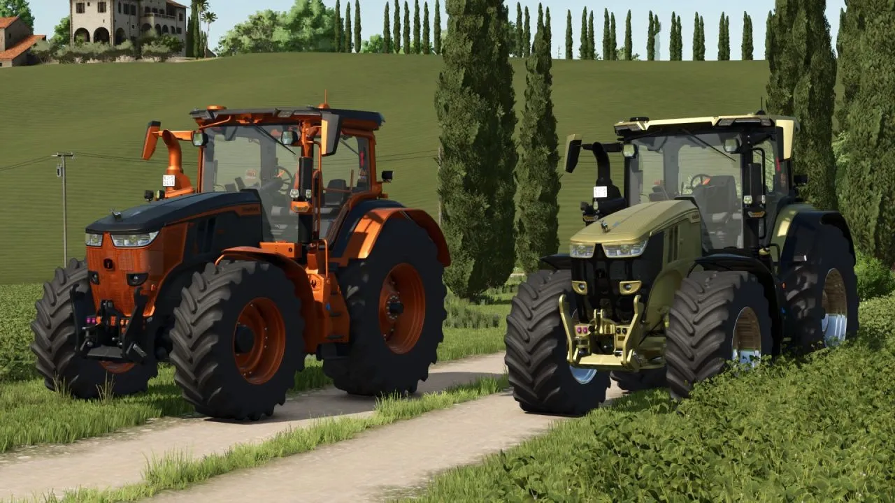 Potężny Traktor John Deere 7R Series z Realizmem i Pasażerem dla Farming Simulator 25