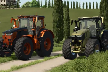 Potężny Traktor John Deere 7R Series z Realizmem i Pasażerem dla Farming Simulator 25 — 1
