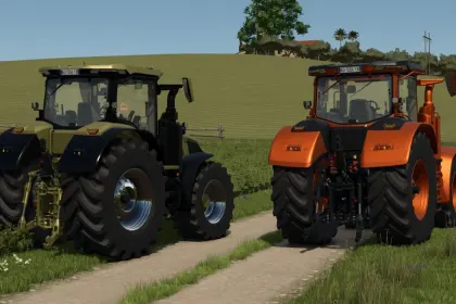 Potężny Traktor John Deere 7R Series z Realizmem i Pasażerem dla Farming Simulator 25 — 4