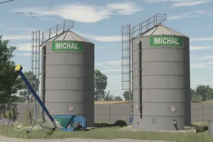 Силос MICHAŁ 711/13 для Farming Simulator 25
