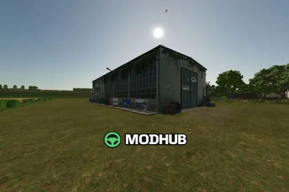 Довгий гараж Long Garage V1.0.2 для FS25