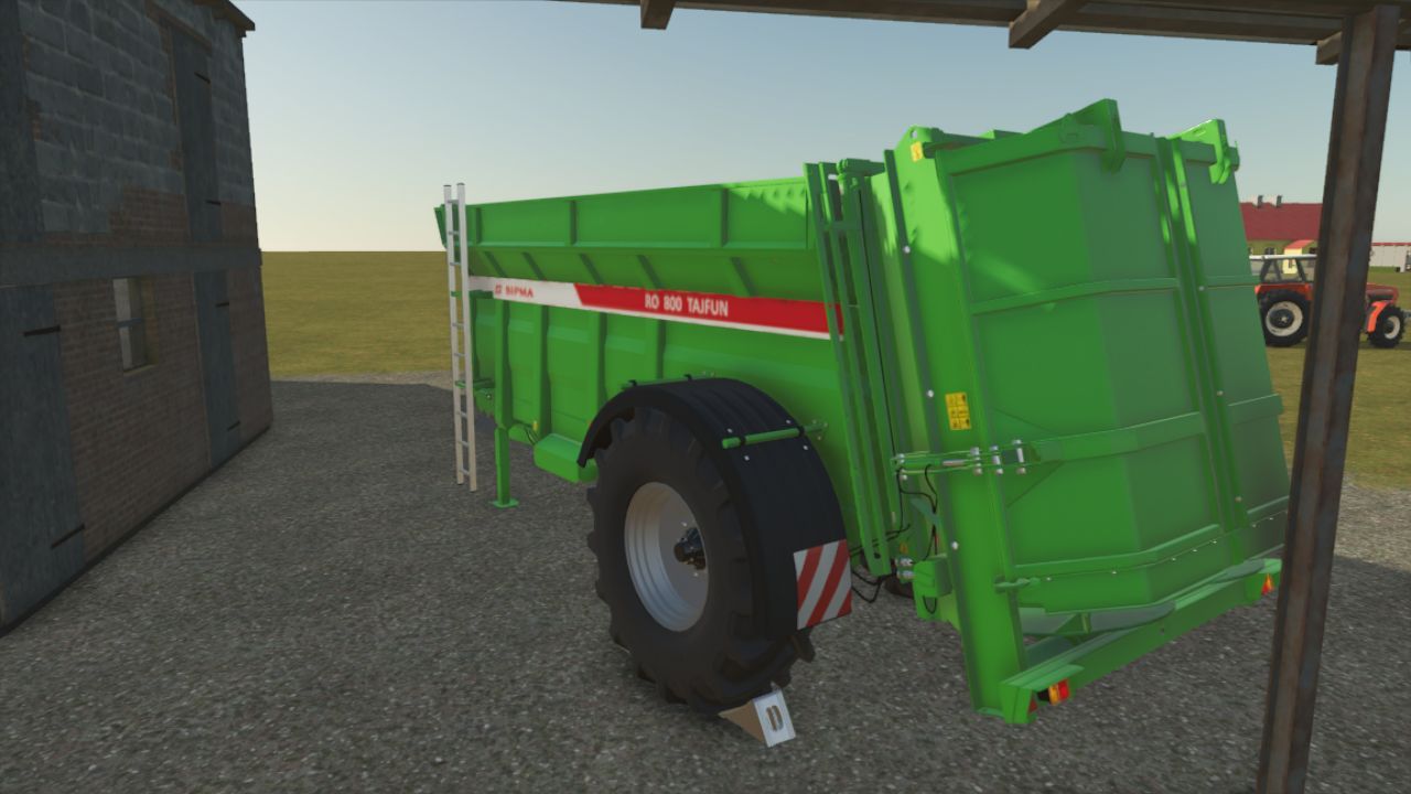 Efficient Manure Spreader SIPMA RO 800 TAJFUN 20,000 L for FS25