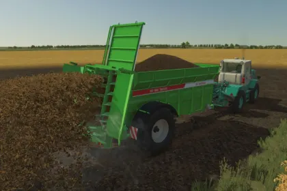 Ефективний Розкидач Гною SIPMA RO 800 TAJFUN на 20 000 л для FS25