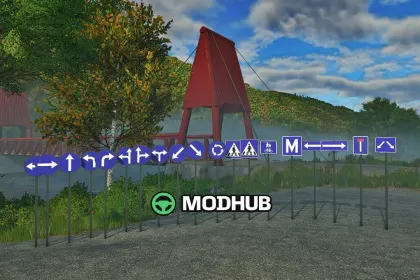 Norwegian Road Sign Pack Placeable V1.0 for FS25 — 4