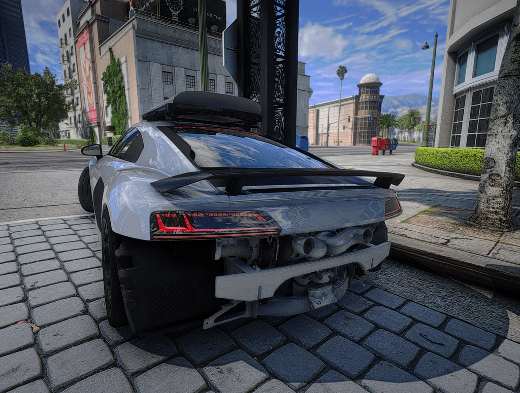 Add-On 2020 Audi R8 Twin Turbo für GTA 5 — 4