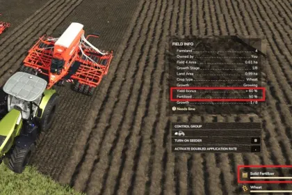 Ефективний Мод One Pass Fertilizing — 100% Удобрення за Один Прохід у FS25 — 2