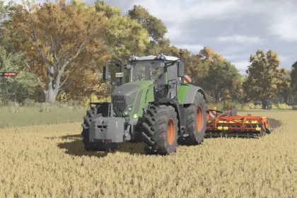 Трактор Fendt 800 Vario S4 для Farming Simulator 25