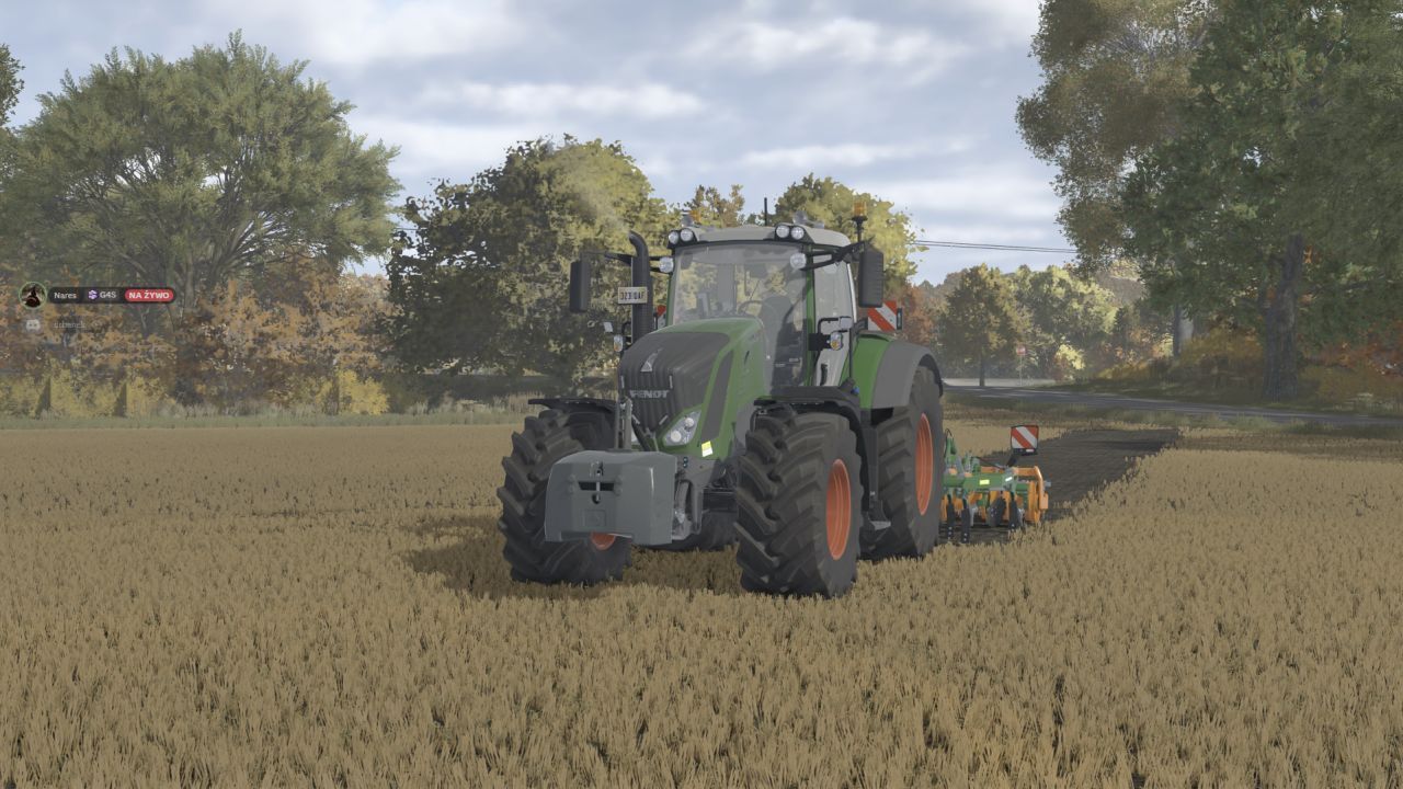Трактор Fendt 800 Vario S4 для Farming Simulator 25