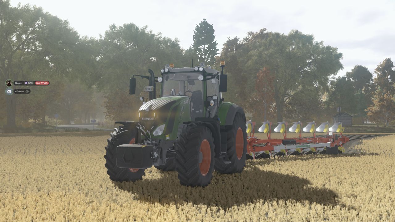 Трактор Fendt 800 Vario S4 для Farming Simulator 25
