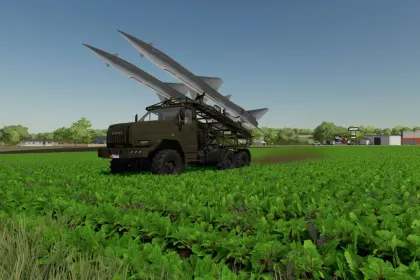 Військовий ракетний тягач URAL Tactical Missile Carrier для Farming Simulator 22